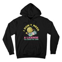 I Don't Need A License To Carry My 9mm Crocheting Lover Hoodie