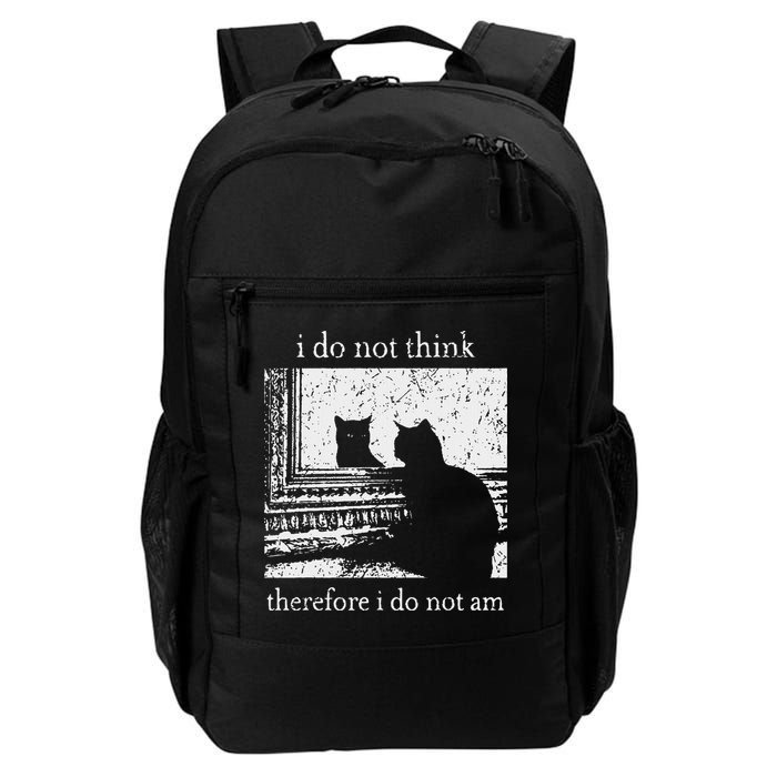I Do Not Think Therefore I Do Not Am Cat Meme Backpack