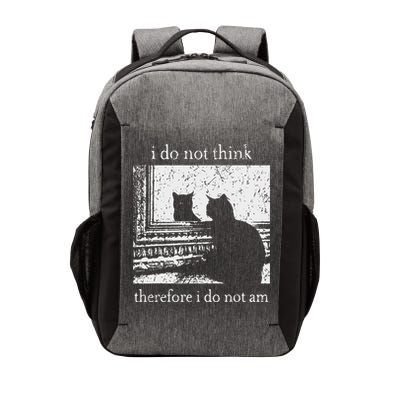 I Do Not Think Therefore I Do Not Am Cat Meme Vector Backpack