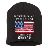 It Doesnt Need To Be Rewritten Constitution We The People Short Acrylic Beanie