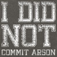 I Did Not Commit Arson Funny Arson Cotton Canvas Backpack