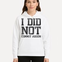 I Did Not Commit Arson Funny Arson Hoodie
