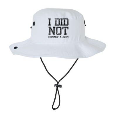 I Did Not Commit Arson Funny Arson Legacy Cool Fit Booney Bucket Hat