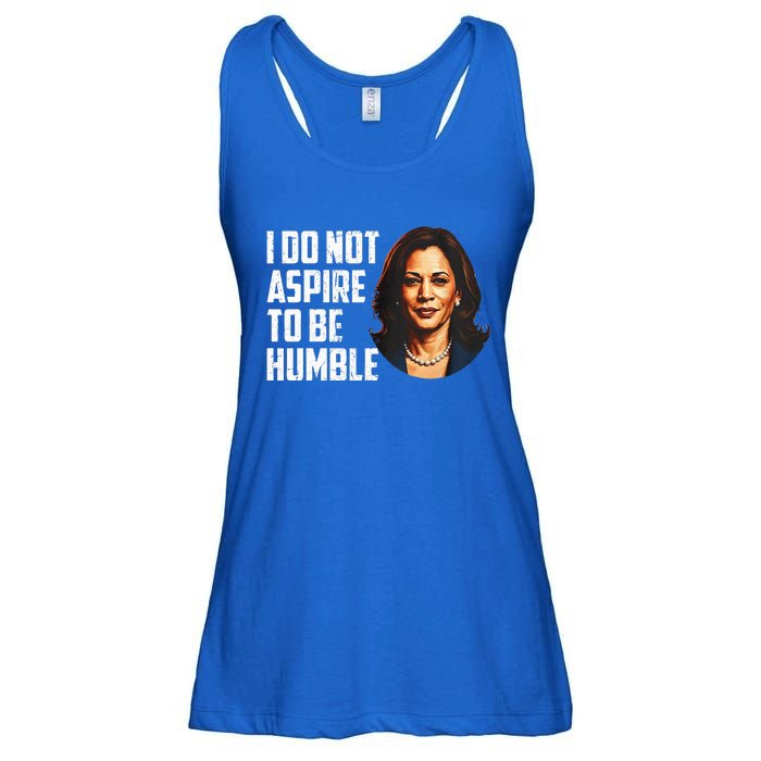 I Do Not Aspire To Be Humble Saying Ladies Essential Flowy Tank