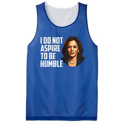 I Do Not Aspire To Be Humble Saying Mesh Reversible Basketball Jersey Tank