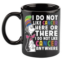 I Do Not Like Cancer 11oz C Handle Ceramic Mug