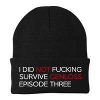 I Did Not Fucking Survive Genloss Episode Three Beanie