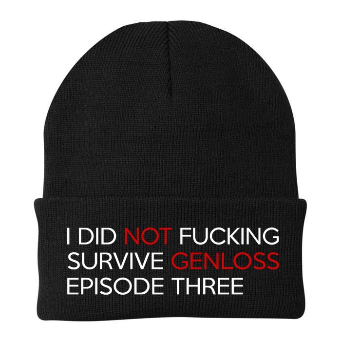 I Did Not Fucking Survive Genloss Episode Three Beanie