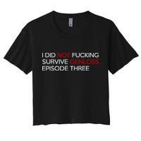I Did Not Fucking Survive Genloss Episode Three Crop Top