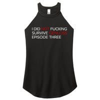 I Did Not Fucking Survive Genloss Episode Three Women's Perfect Tri Rocker Tank