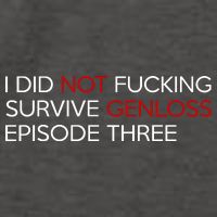 I Did Not Fucking Survive Genloss Episode Three Vector Backpack