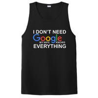 I Don't Need Google My Wife Knows Everything PosiCharge Competitor Tank