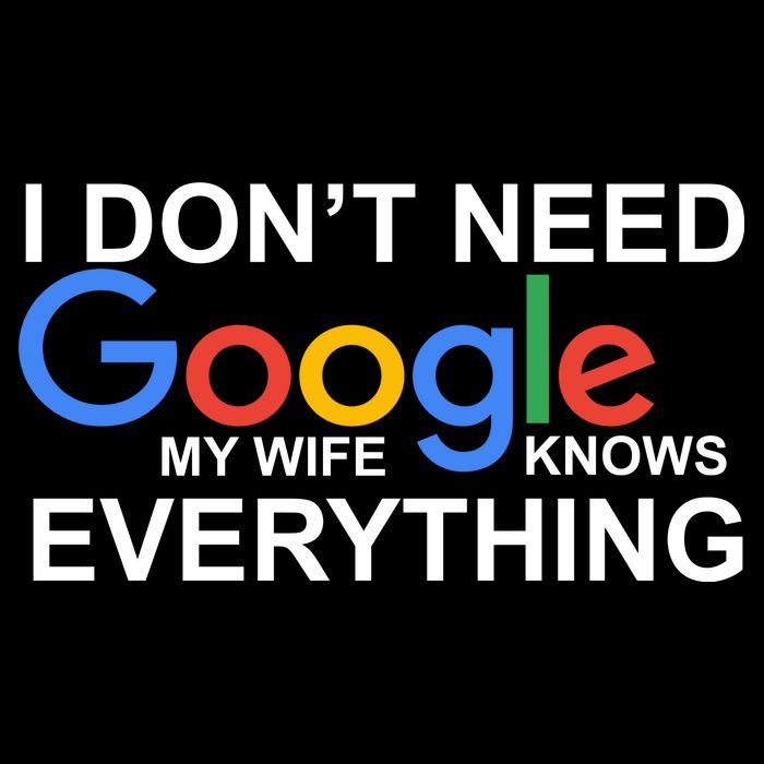 I Don't Need Google My Wife Knows Everything Kids T-Shirt
