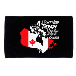 I DonT Need Therapy I Just Need To Go To Canada Pride Flag Microfiber Hand Towel