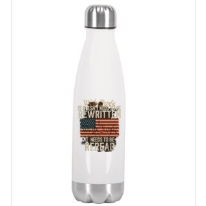 It Doesnt Need To Be Rewritten Constitution We The People Stainless Steel Insulated Water Bottle