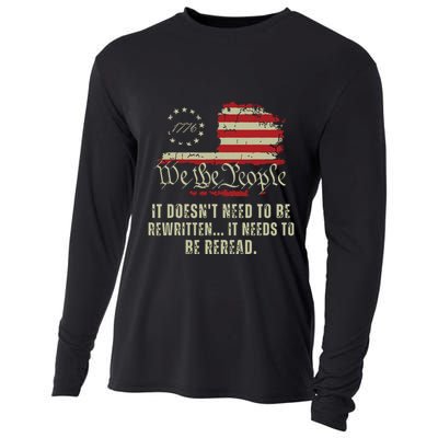 It Doesnt Need To Be Rewritten Constitution We The People Cooling Performance Long Sleeve Crew