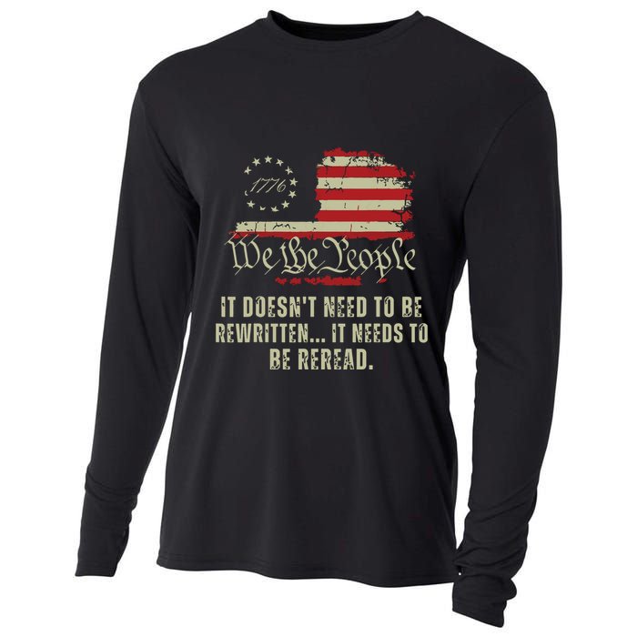 It Doesnt Need To Be Rewritten Constitution We The People Cooling Performance Long Sleeve Crew