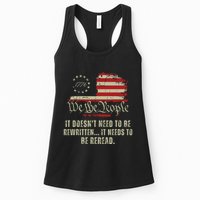 It Doesnt Need To Be Rewritten Constitution We The People Womens Tank Top