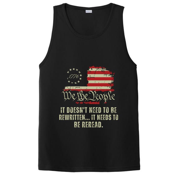 It Doesnt Need To Be Rewritten Constitution We The People PosiCharge Competitor Tank