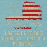 It Doesnt Need To Be Rewritten Constitution We The People Sueded Cloud Jersey T-Shirt