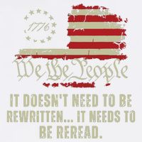 It Doesnt Need To Be Rewritten Constitution We The People Garment-Dyed Sweatshirt
