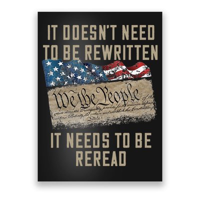 It Doesn't Need To Be Rewritten It Needs to be Reread Poster