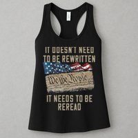 It Doesn't Need To Be Rewritten It Needs to be Reread Womens Tank Top