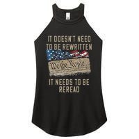 It Doesn't Need To Be Rewritten It Needs to be Reread Women's Perfect Tri Rocker Tank