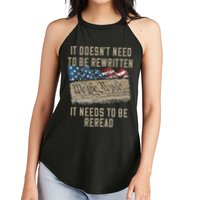 It Doesn't Need To Be Rewritten It Needs to be Reread Women's Perfect Tri Rocker Tank