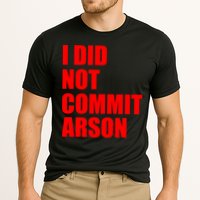 I Did Not Commit Arson Red Logo Performance Shirt