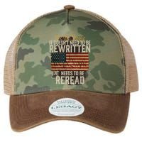 It DoesnT Need To Be Rewritten Constitution We The People Gift Legacy Tie Dye Trucker Hat