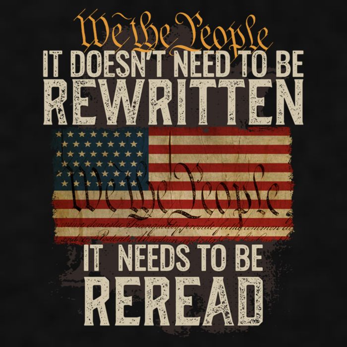 It DoesnT Need To Be Rewritten Constitution We The People Gift Ladies PosiCharge Tri-Blend Wicking Tank