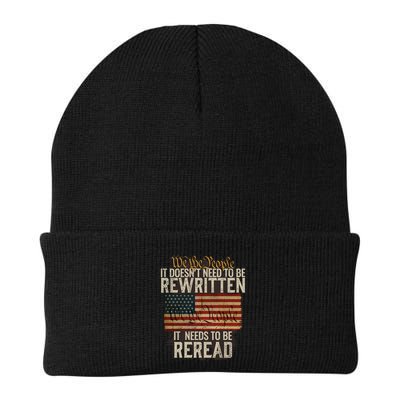It DoesnT Need To Be Rewritten Constitution We The People Gift Knit Cap Winter Beanie