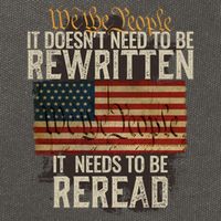 It DoesnT Need To Be Rewritten Constitution We The People Gift Cotton Canvas Backpack