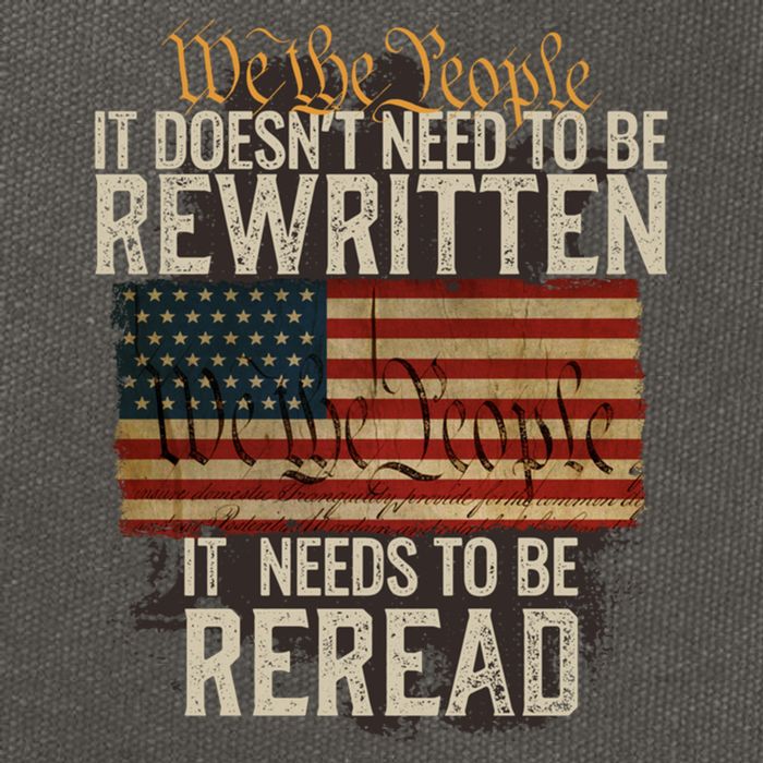 It DoesnT Need To Be Rewritten Constitution We The People Gift Cotton Canvas Backpack