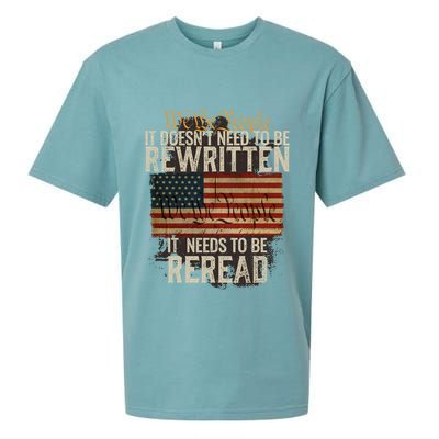 It DoesnT Need To Be Rewritten Constitution We The People Gift Sueded Cloud Jersey T-Shirt