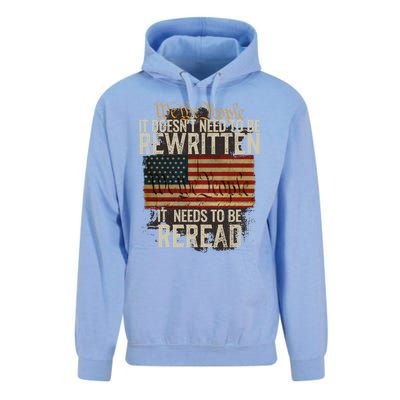 It DoesnT Need To Be Rewritten Constitution We The People Gift Unisex Surf Hoodie