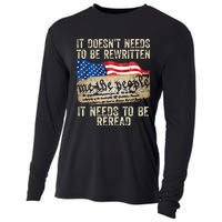 It Doesnt Need To Be Rewritten Constitution Flag Usa Cooling Performance Long Sleeve Crew