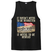 It Doesnt Need To Be Rewritten Constitution Flag Usa PosiCharge Competitor Tank