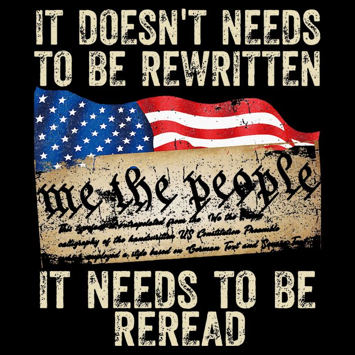 It Doesnt Need To Be Rewritten Constitution Flag Usa Short Acrylic Beanie