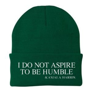 I Do Not Aspire To Be Humble Kamala Harris 2024 Knit Cap Winter Beanie