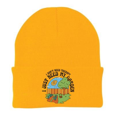 I Don't Need Therapy I Just Need My Garden Funny Knit Cap Winter Beanie