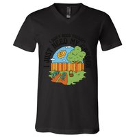 I Don't Need Therapy I Just Need My Garden Funny V-Neck T-Shirt