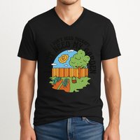 I Don't Need Therapy I Just Need My Garden Funny V-Neck T-Shirt