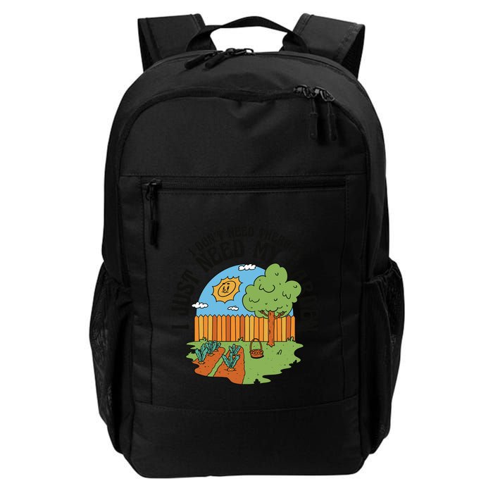 I Don't Need Therapy I Just Need My Garden Funny Backpack
