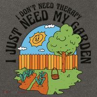 I Don't Need Therapy I Just Need My Garden Funny Cotton Canvas Backpack