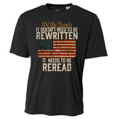 It Doesn't need to be Rewritten Constitution We the People Cooling Performance Crew T-Shirt