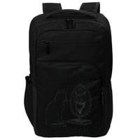 I Do Not Think Therefore I Do Not Am Cat Meme Deep Thoughts Impact Tech Backpack