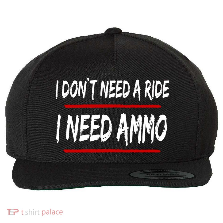 I Don't Need A Ride I Need Ammo Ukraine Wool Snapback Cap