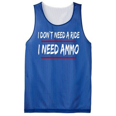 I Don't Need A Ride I Need Ammo Ukraine Mesh Reversible Basketball Jersey Tank